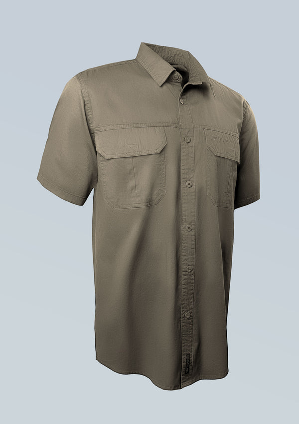 Overland Cotton Vented Short Sleeve Shirt