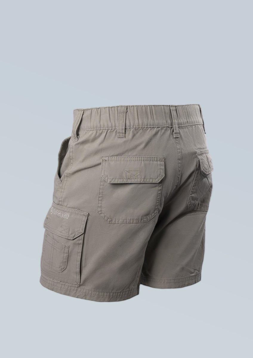 Overland Half Elasticated Safari Short - 12cm inleg – Overland