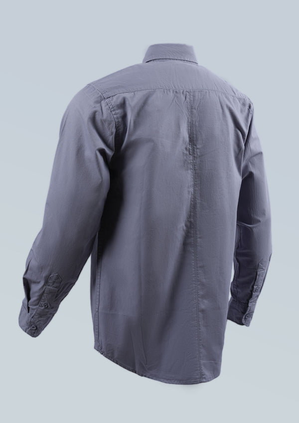 Mens L/Sleeve Twill Shirt