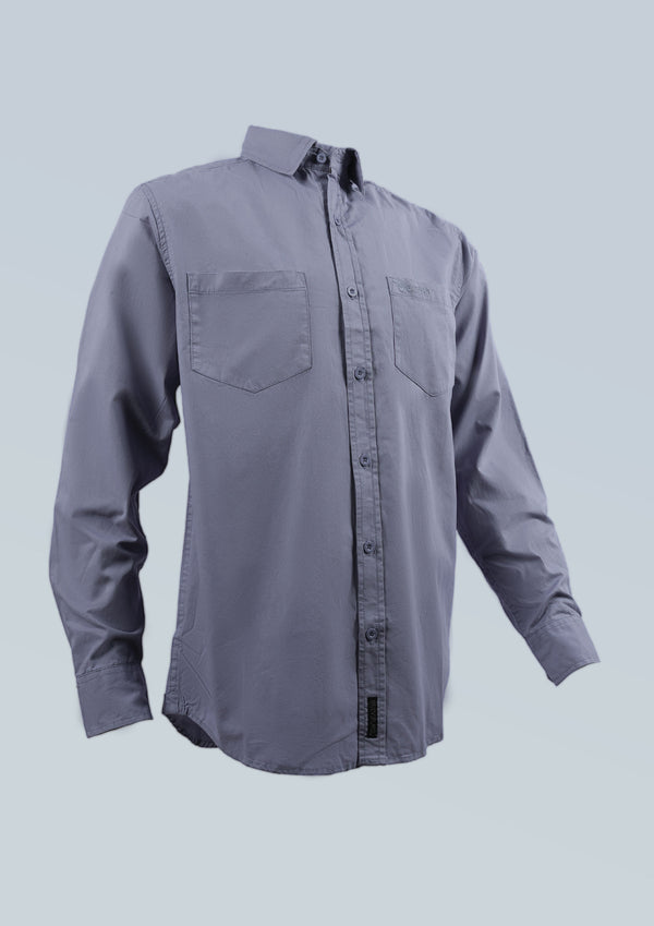 Mens L/Sleeve Twill Shirt