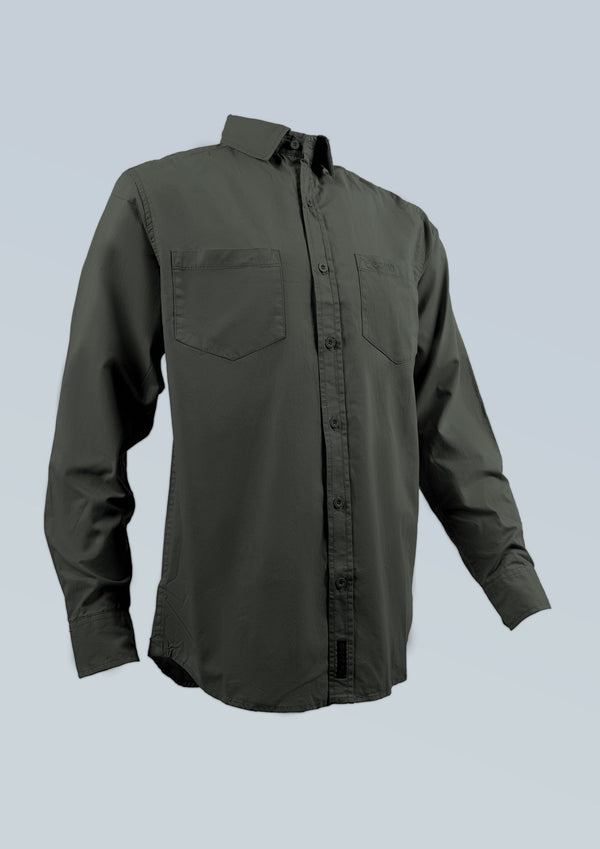 Mens L/Sleeve Twill Shirt