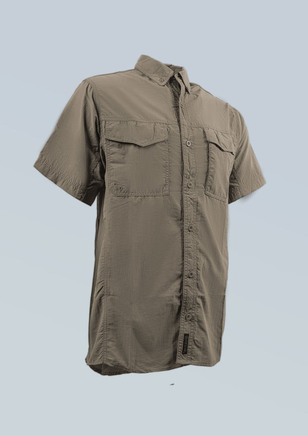 S/Sleeve Nylon Vented Tech Shirt