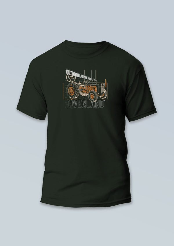 Overland Schematic Tractor Tee