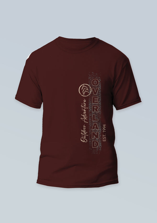 Overland Vertical Tyre Track Tee
