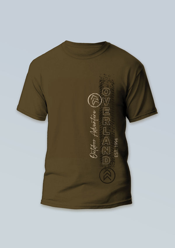 Overland Vertical Tyre Track Tee