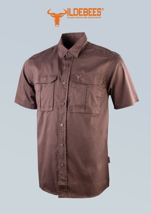 Wildebees Wear Wildebees Cotton Twill Short Sleeve Shirt – Overland South Africa