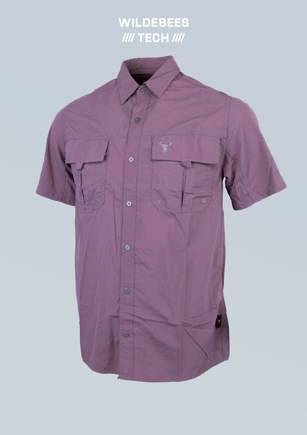 Wildebees Short Sleeve Vented Tech Shirt - Nylon