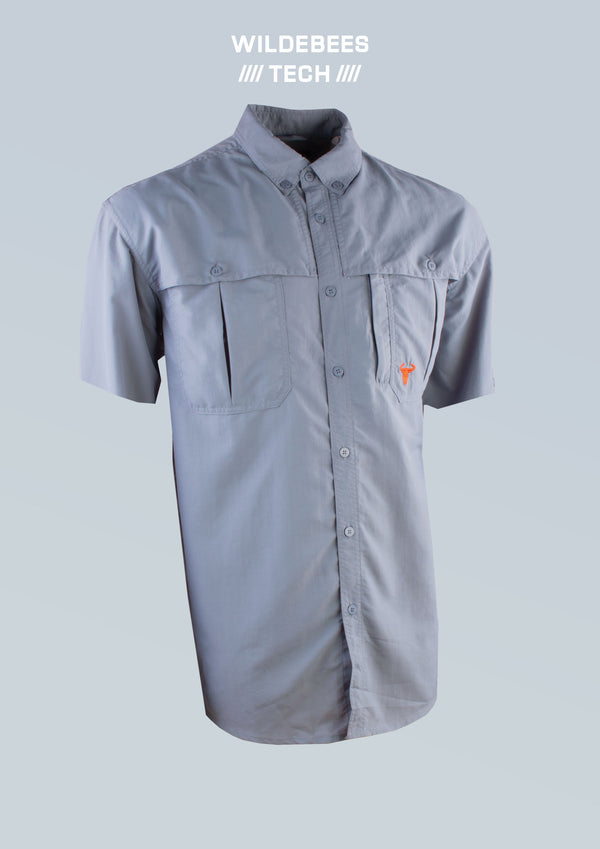 Wildebees Short Sleeve Vented Tech Shirt - Nylon