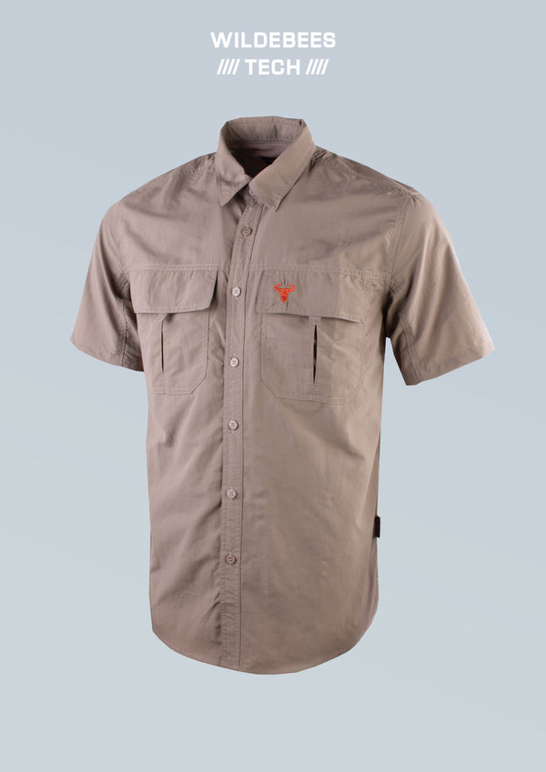 Wildebees Short Sleeve Vented Tech Shirt - Nylon