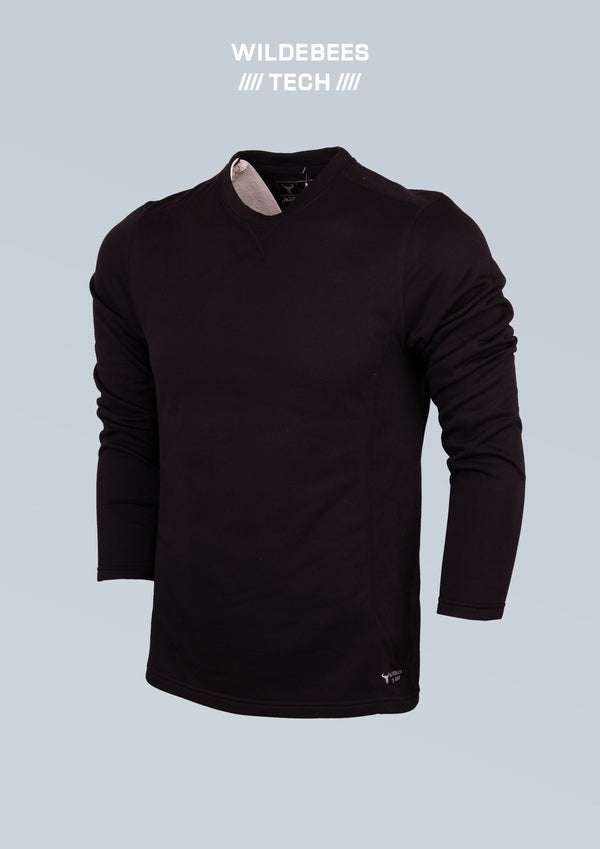 Wildebees Mens Thermal Fleece Base Layer Top