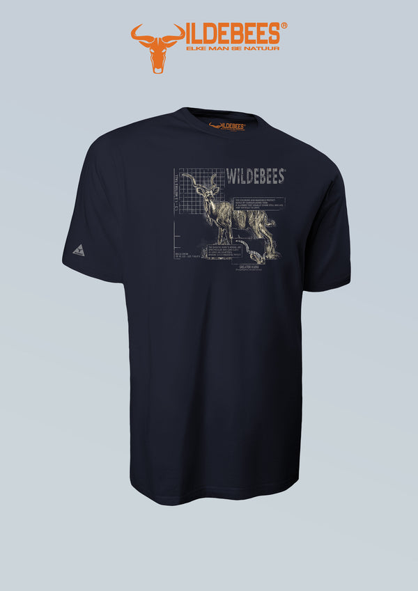 Wildebees Greater Kudu Grid Tee